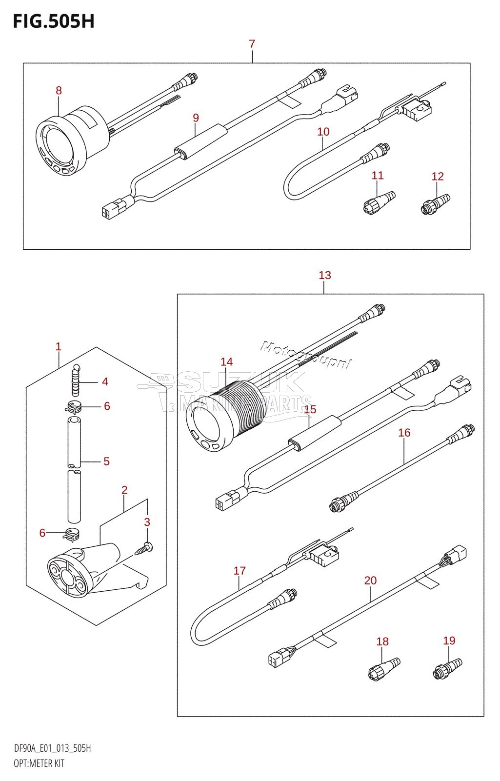 OPT:METER KIT (DF90A:E40)