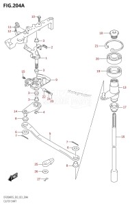 DF200AST From 20004F-040001 (E03)  2020 drawing CLUTCH SHAFT