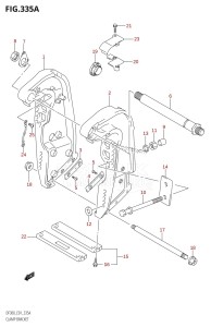 DF300 From 30001F-880001 (E01 E40)  2008 drawing CLAMP BRACKET