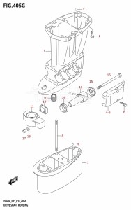 DF50A From 05004F-710001 (E01)  2017 drawing DRIVE SHAFT HOUSING (DF60A:E01)