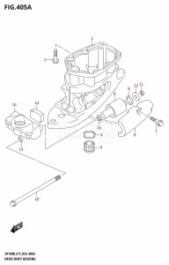 DF115BT From 11506F-440001 (E11 - E40)  2024 drawing DRIVE SHAFT HOUSING