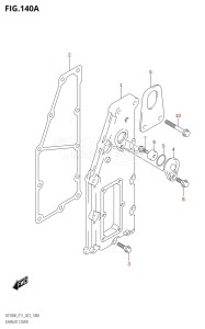 DF150A From 15003F-040001 (E01 E03 E40)  2020 drawing EXHAUST COVER (020,021,022)