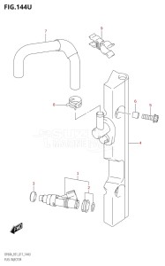 04003F-710001 (2017) 40hp E01-Gen. Export 1 (DF40A  DF40AQH  DF40ATH) DF40A drawing FUEL INJECTOR (DF60AVTH:E40)