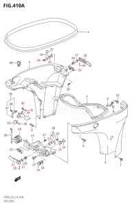 07003F-410001 (2014) 70hp E03-USA (DF70A) DF70A drawing SIDE COVER