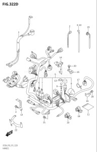 00995F-510001 (2005) 9.9hp P03-U.S.A (DF9.9B  DF9.9BR  DF9.9BT  DF9.9BTH) DF9.9B drawing HARNESS (DF9.9BTH:P03)