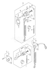 DF 9.9B drawing Switch Remote Control