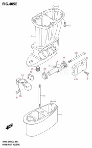 DF40A From 04003F-140001 (E01 E11)  2021 drawing DRIVE SHAFT HOUSING (DF60A:E40)