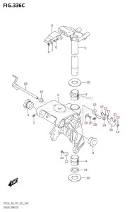 DF30A From 03003F-240001 (P01 P40)  2022 drawing SWIVEL BRACKET (DF25AT,DF30AT)