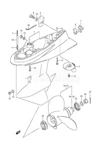 DF 140A drawing Gear Case (C/R)