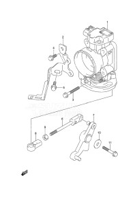 Outboard DF 40A drawing Throttle Body