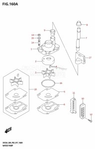 DF30A From 03003F-710001 (P40)  2017 drawing WATER PUMP