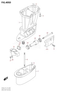 06003F-910001 (2019) 60hp E01 E40-Gen. Export 1 - Costa Rica (DF140AZ  DF60AVT  DF60AVTH) DF60A drawing DRIVE SHAFT HOUSING (DF60A:E40)