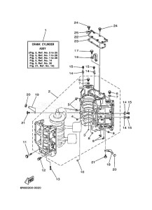 100A drawing CYLINDER--CRANKCASE