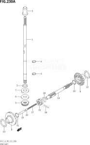 00402F-210001 (2012) 4hp P01-Gen. Export 1 (DF4) DF4 drawing DRIVE SHAFT