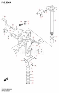 DF60A From 06003F-040001 (E01 E03 E11 E40)  2020 drawing SWIVEL BRACKET (DF40A,DF50A)