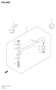 DF70A From 07003F-210001 (E01 E40)  2012 drawing DRAG LINK (DF80A:E40)