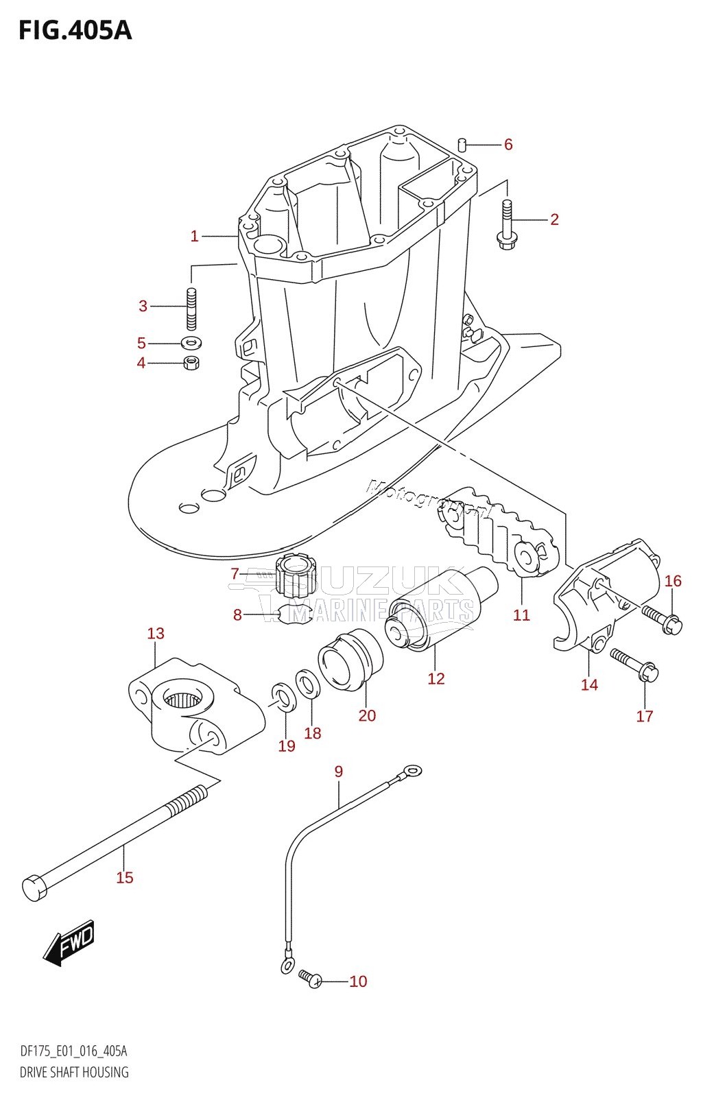 DRIVE SHAFT HOUSING