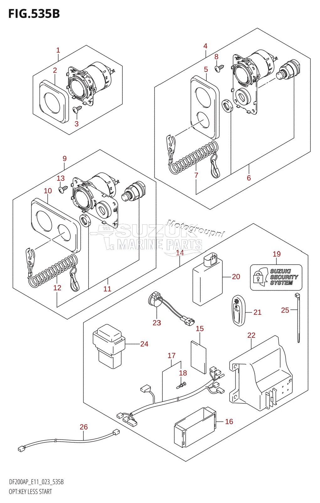 OPT:KEY LESS START (022,023)