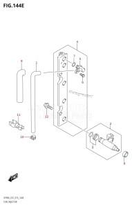 DF80A From 08002F-510001 (E03)  2015 drawing FUEL INJECTOR (DF80A:E01)