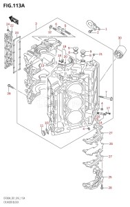 DF250A From 25003P-610001 (E01 E40)  2016 drawing CYLINDER BLOCK