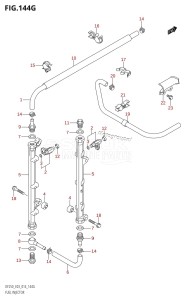 DF200 From 20002F-410001 (E03)  2014 drawing FUEL INJECTOR (DF250ST:E03)