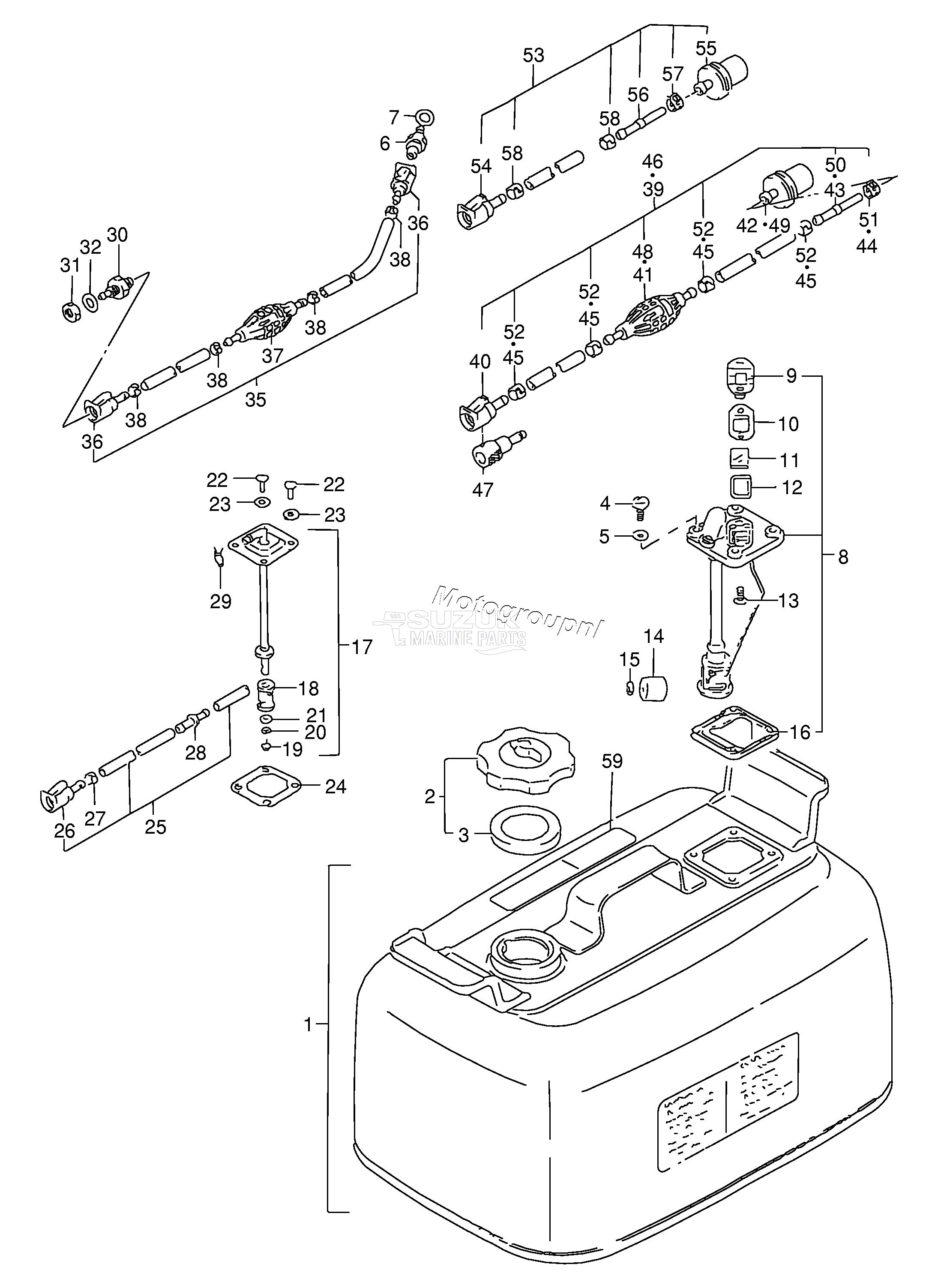 FUEL TANK (MODEL:88~92 /​ 24L)