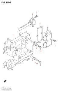 DF150 From 15002F-410001 (E01 E40)  2014 drawing RECTIFIER /​ IGNITION COIL (DF150ZG:E01)