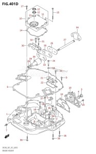 DF250Z From 25003Z-210001 (E01 E40)  2012 drawing ENGINE HOLDER (DF200Z:E40)