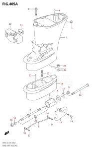 DF40 From 04001F-421001 (E01)  2004 drawing DRIVE SHAFT HOUSING