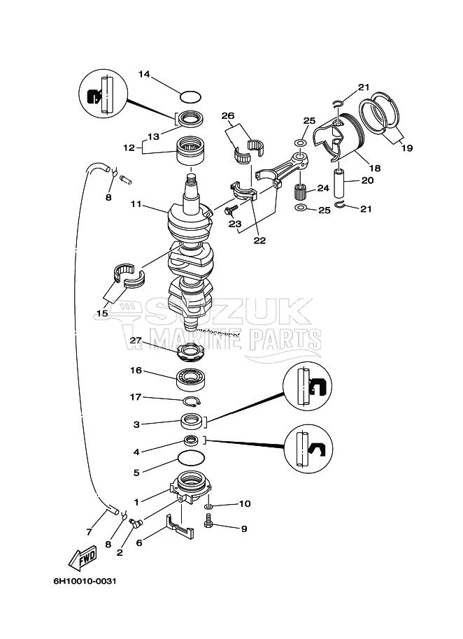 CRANKSHAFT--PISTON