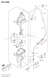 DF150 From 15002F-210001 (E01 E40)  2012 drawing FUEL VAPOR SEPARATOR (DF175Z:E40)