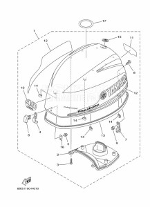 F30BETL drawing TOP-COWLING