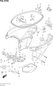 02504F-610001 (2016) 25hp P01-Gen. Export 1 (DF25A  DF25AR  DF25AT  DF25ATH) DF25A drawing SIDE COVER (DF25AT:P01)