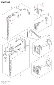 DF250A From 25003P-710001 (E01 E40)  2017 drawing OPT:SWITCH