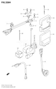 15002Z-210001 (2012) 150hp E01 E40-Gen. Export 1 - Costa Rica (DF150Z) DF150Z drawing PTT SWITCH / ENGINE CONTROL UNIT (DF175Z:E40)