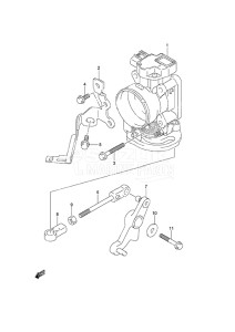 Outboard DF 60A drawing Throttle Body