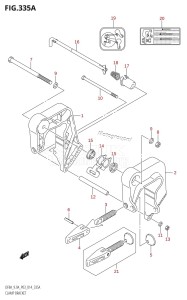 DF9.9A From 00994F-410001 (P03)  2014 drawing CLAMP BRACKET (DF8A:P03)