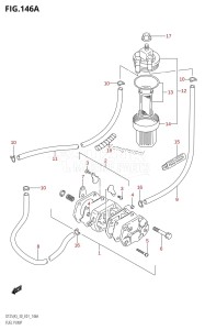 DT30 From 03001-510001 ()  2005 drawing FUEL PUMP (DT25,DT30,DT30R)