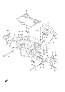 DF 25 V-Twin drawing Oil Pan