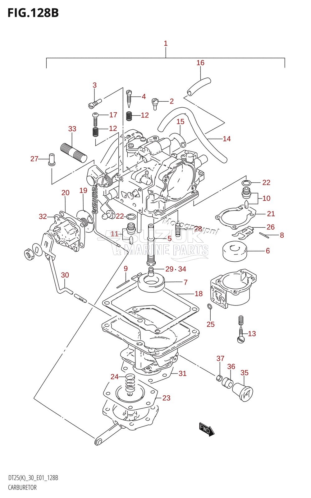 CARBURETOR (DT25K)