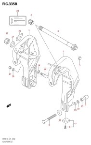 DF40 From 04001F-971001 (E01)  1999 drawing CLAMP BRACKET (K1,K2,K3,K4,K5,K6,K7,K8,K9,K10)