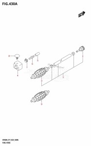 DF40A From 04005F-240001 (E34-Italy)  2022 drawing FUEL HOSE (E03,E11)