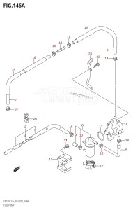 DF175Z From 17502Z-210001 (E03)  2012 drawing FUEL PUMP (DF150T:E03)