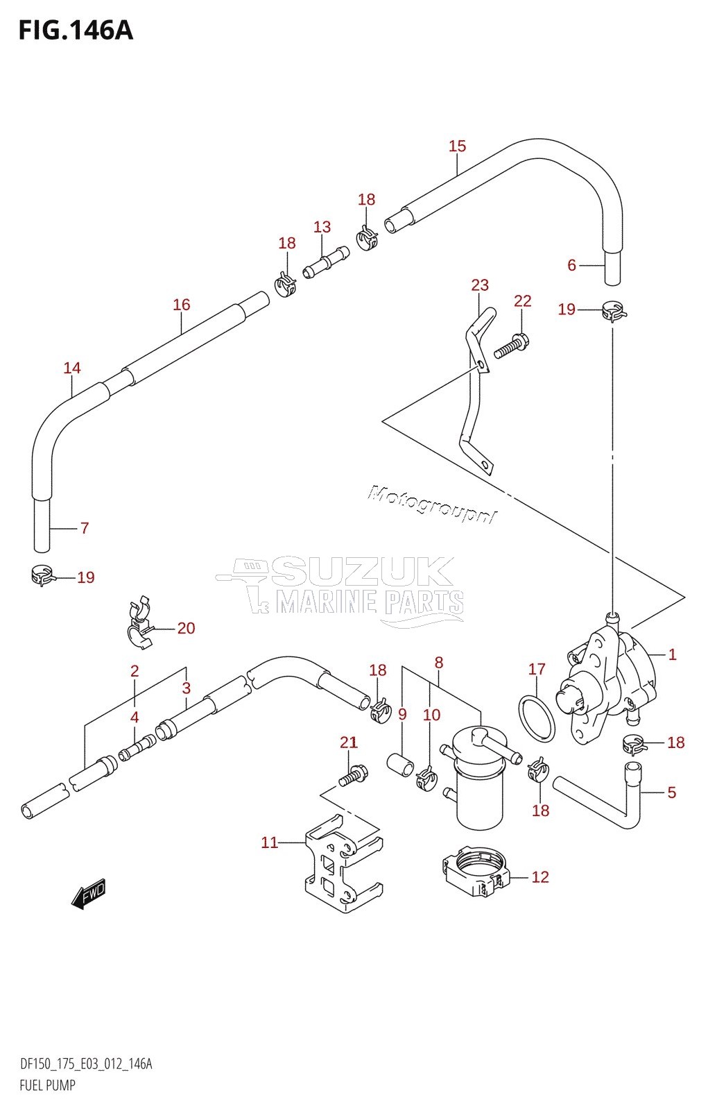 FUEL PUMP (DF150T:E03)