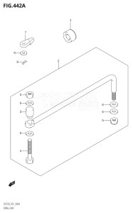 22501Z-421001 (2004) 225hp E01-Gen. Export 1 (DF225ZK4) DF225Z drawing DRAG LINK