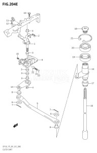 15002F-210001 (2012) 150hp E01 E40-Gen. Export 1 - Costa Rica (DF150T) DF150 drawing CLUTCH SHAFT (DF175T:E01)