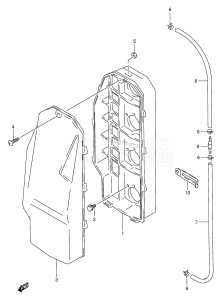 DT140 From 14002-651001 ()  1996 drawing SILENCER CASE (PLASTIC) (*)