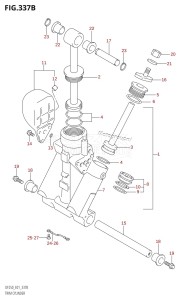 DF200 From 20001F-680001 (E01 E40)  2006 drawing TRIM CYLINDER (L-TRANSOM)