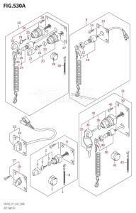 DF250Z From 25003Z-240001 (E11 E40)  2022 drawing OPT:SWITCH (020,021)