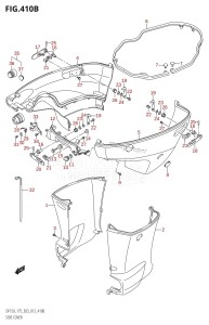 DF150 From 15002F-310001 (E03)  2013 drawing SIDE COVER (DF150Z:E03)